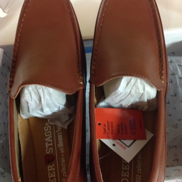 Deer Stags Men\'s Drive Memory Foam Brown Loafers - 11.5M - New in  Box main image 8